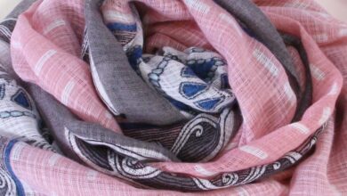 Women's scarves from a Russian manufacturer